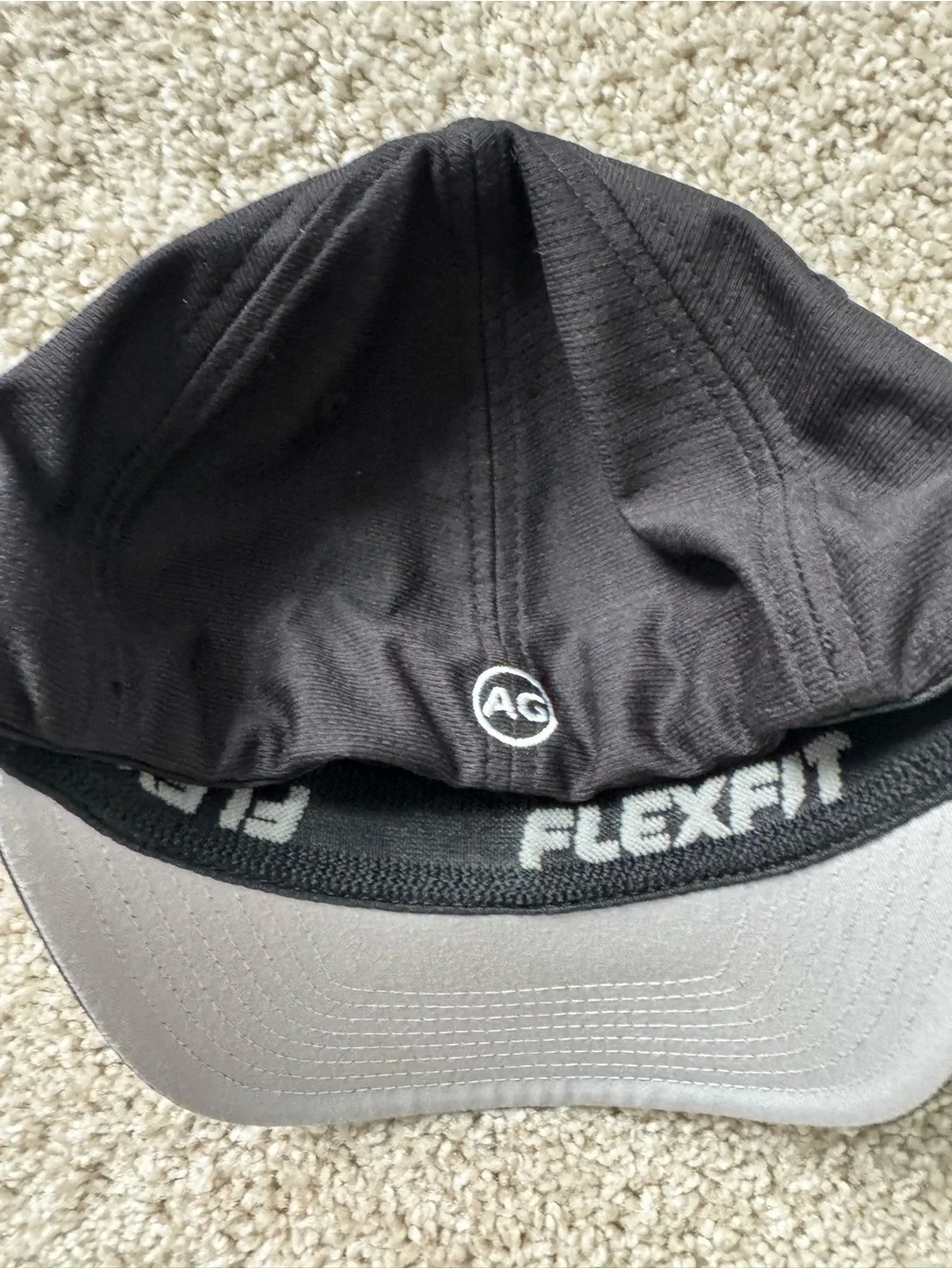 AG Adriano Goldschmied Men's Black 'Hole In One' Embroidered Golf Cap